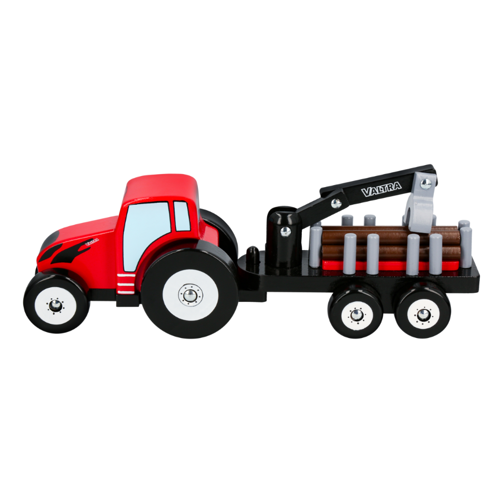 Деревянный игрушечный трактор Valtra